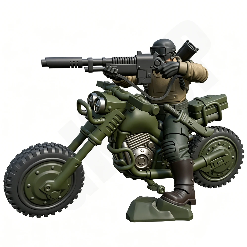 1/35 3D Print Resin Model Statue Motorcycle Heavy Gunner Resin Unpainted Figures Kit Unassembled Gk Miniature Figures Table Toy
1/35 3D Print Resin Model Statue Motorcycle Heavy Gunner Resin Unpainted Figures Kit Unassembled Gk Miniature Figures Table Toy