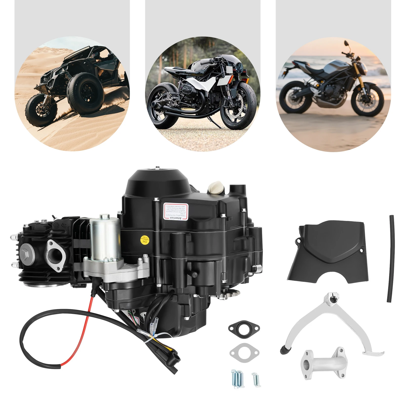 4-скоростная полуавтоматическая трансмиссия, двигатель 7,64 л.с., 125 куб. см, 4-тактный комплект двигателя для велосипеда, мотор для квадроцикла с CDI зажиганием, одноцилиндровый, НОВИНКА
4-скоростная полуавтоматическая трансмиссия, двигатель 7,64 л.с., 125 куб. см, 4-тактный комплект двигателя для велосипеда, мотор для квадроцикла с CDI зажиганием, одноцилиндровый, НОВИНКА