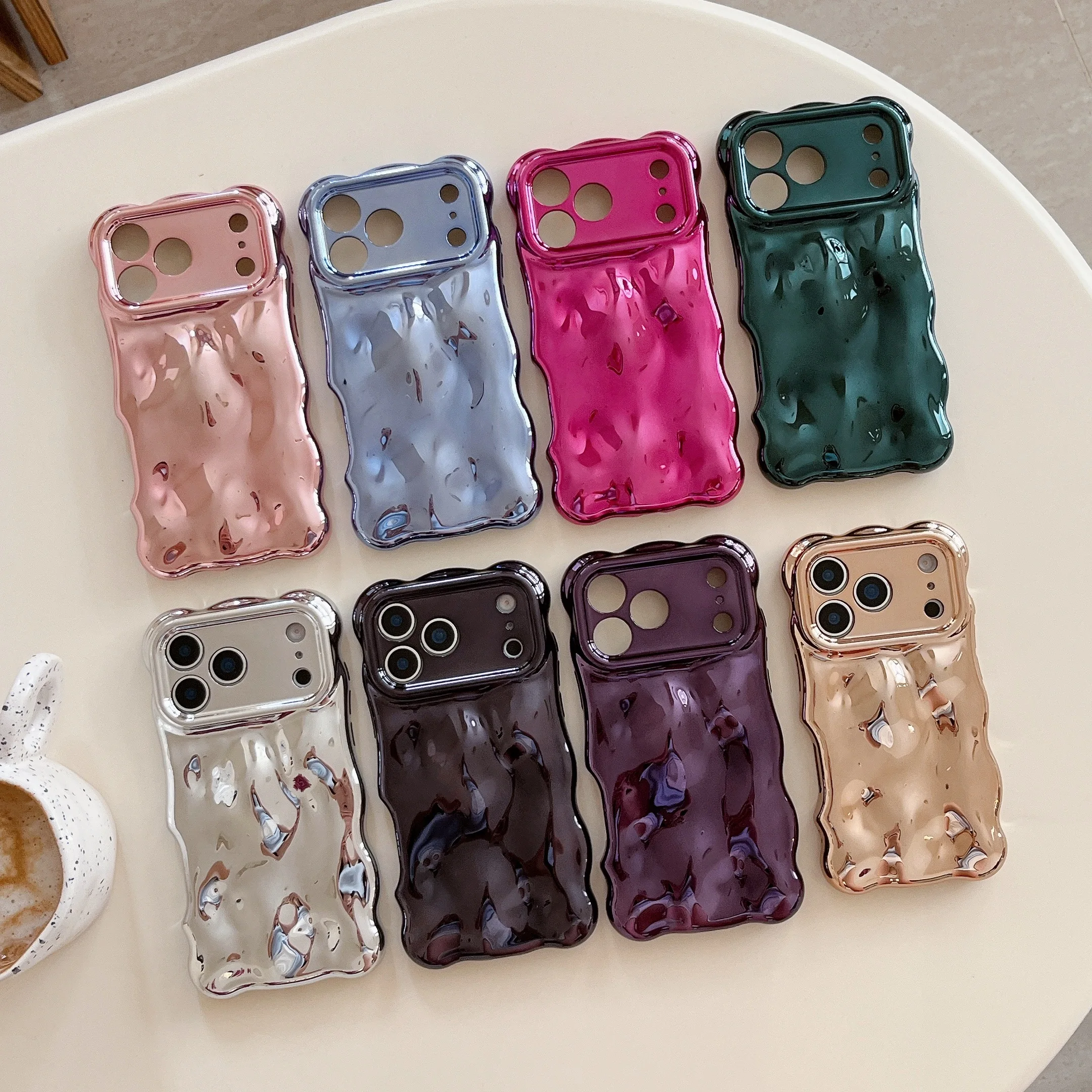 3D Meteorite Wavy Plating Soft TPU Case for iPhone Air 11 12 13 14 15 16 17 Pro Max Full Protection Glitter Glossy Bubble Cover
3D Meteorite Wavy Plating Soft TPU Case for iPhone Air 11 12 13 14 15 16 17 Pro Max Full Protection Glitter Glossy Bubble Cover