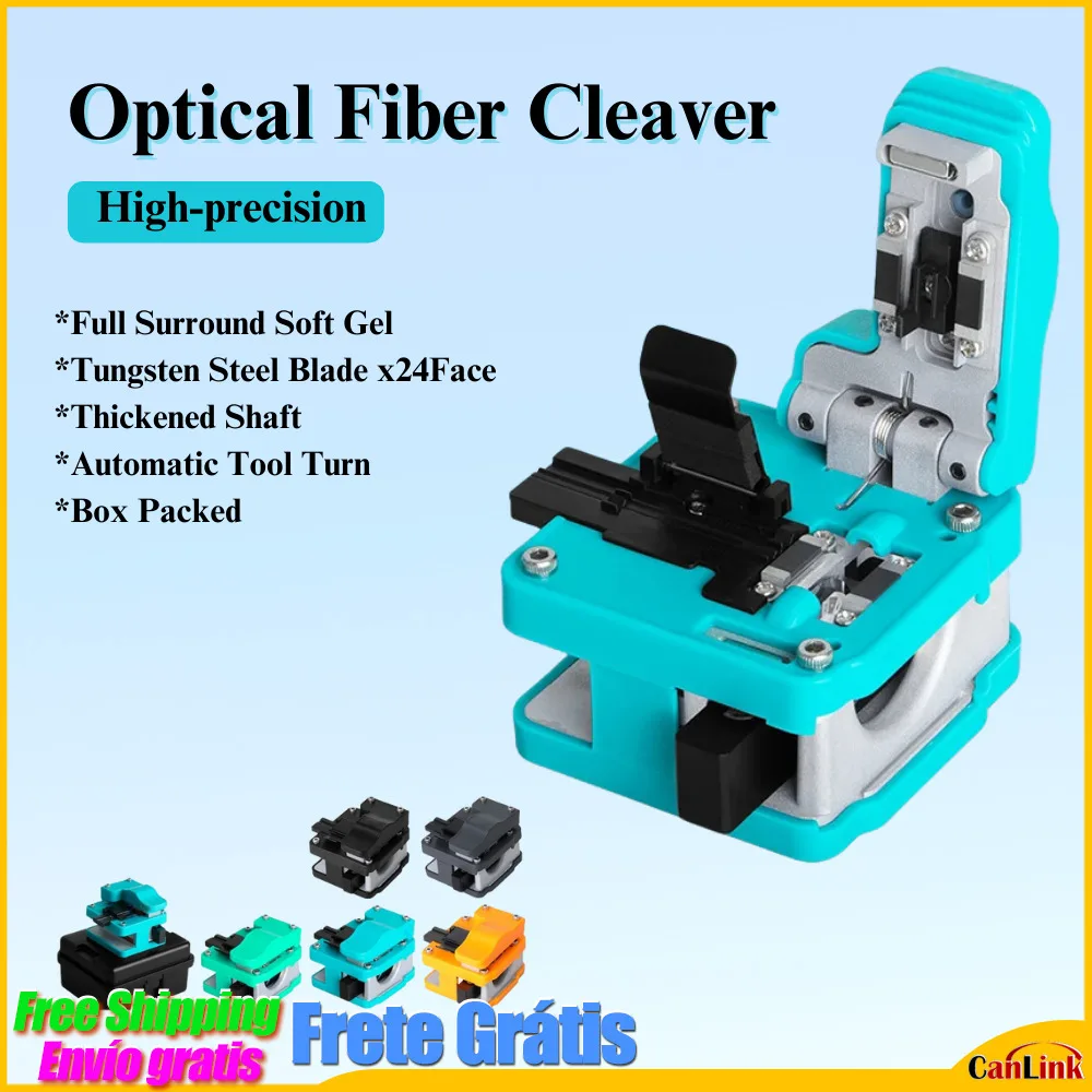 Optical Fiber Cleaver With Waste Fiber Box 0.25/0.9/2.5-3.0mm Fiber Optic Cable Cutter Universal 24 Faces
Optical Fiber Cleaver With Waste Fiber Box 0.25/0.9/2.5-3.0mm Fiber Optic Cable Cutter Universal 24 Faces