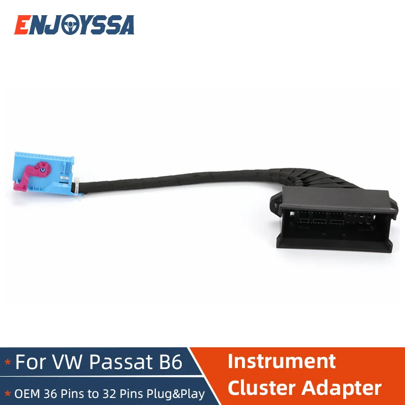 1J0972977 Car 36 to 32 Pins Plug & Play Instrument Cluster Adapter For VW Passat B6 Scirocco Touran for Skoda Octavia
1J0972977 Car 36 to 32 Pins Plug & Play Instrument Cluster Adapter For VW Passat B6 Scirocco Touran for Skoda Octavia