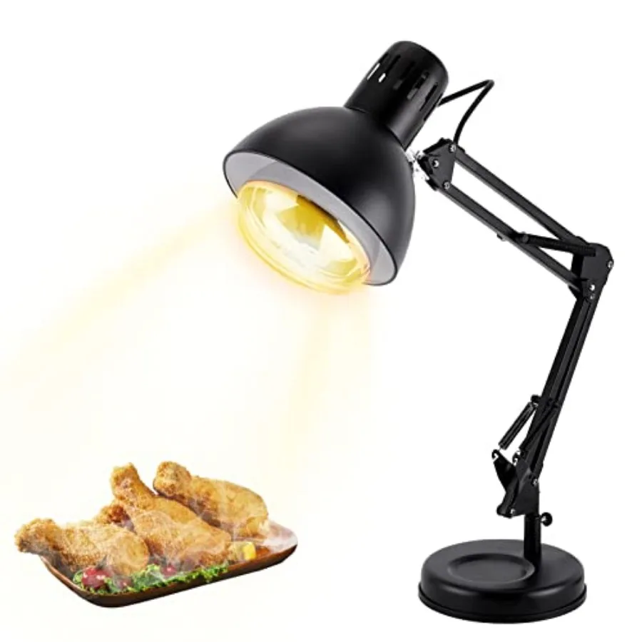 Food Heat Lamp with 250w Bulb for Food Home Kitchen Food Heating Lamp Warmer
Food Heat Lamp with 250w Bulb for Food Home Kitchen Food Heating Lamp Warmer