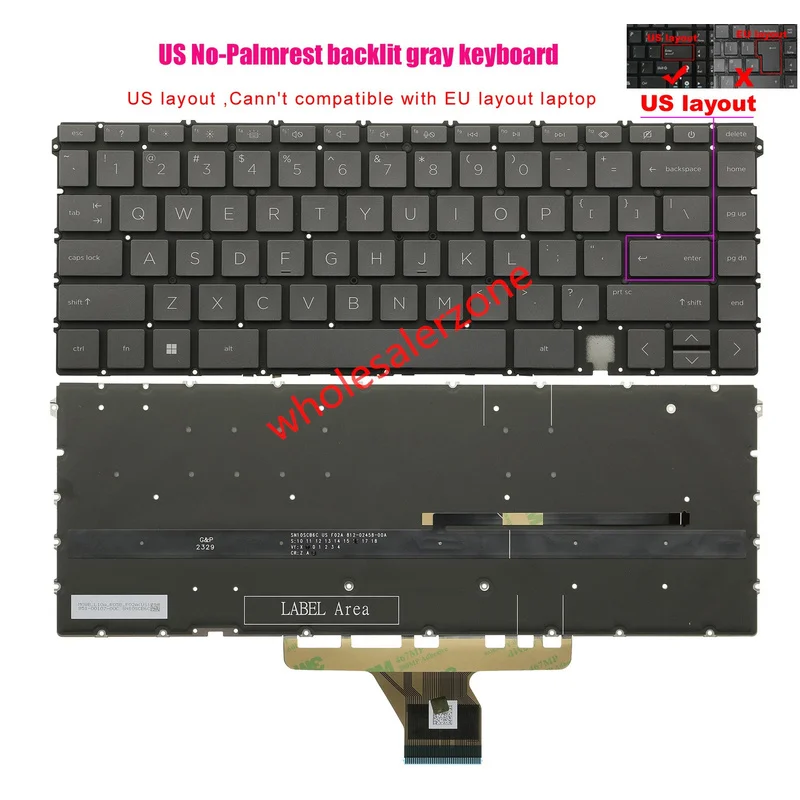 US Backlit Keyboard for HP Spectre X360 16-F 16-f0013dx f0023dx f1013dx f1023dx f1747nr f0035nr 2-IN-1 Laptop M85604 M83497 001
US Backlit Keyboard for HP Spectre X360 16-F 16-f0013dx f0023dx f1013dx f1023dx f1747nr f0035nr 2-IN-1 Laptop M85604 M83497 001