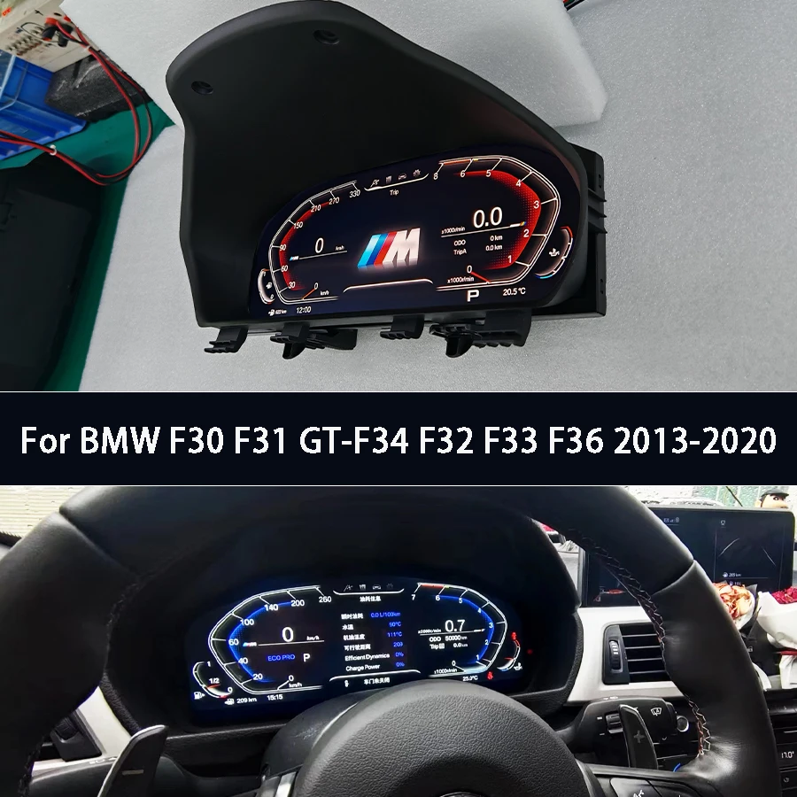 12.3“ For BMW F30 F31 GT-F34 F32 F33 F36 2013-2020 Full LCD Digital Instrument Panel Car Virtual Cockpit Dashboard Speedometer
12.3“ For BMW F30 F31 GT-F34 F32 F33 F36 2013-2020 Full LCD Digital Instrument Panel Car Virtual Cockpit Dashboard Speedometer