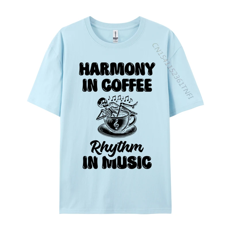Harmony In Coffee Rhythm In Music Musician Musicians Design Cotton Men Tshirts Print Tops Shirt Funky Group T-Shirt
Harmony In Coffee Rhythm In Music Musician Musicians Design Cotton Men Tshirts Print Tops Shirt Funky Group T-Shirt
