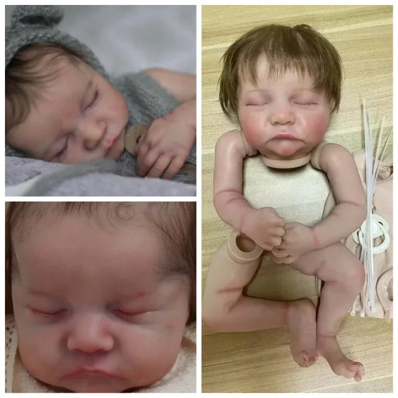 19 Inch A\Reborn Doll Kit Levi Cute Sleeping Baby Already Painted Unfinished Parts DIY Blank Vinyl Doll Kit
19 Inch A\Reborn Doll Kit Levi Cute Sleeping Baby Already Painted Unfinished Parts DIY Blank Vinyl Doll Kit
