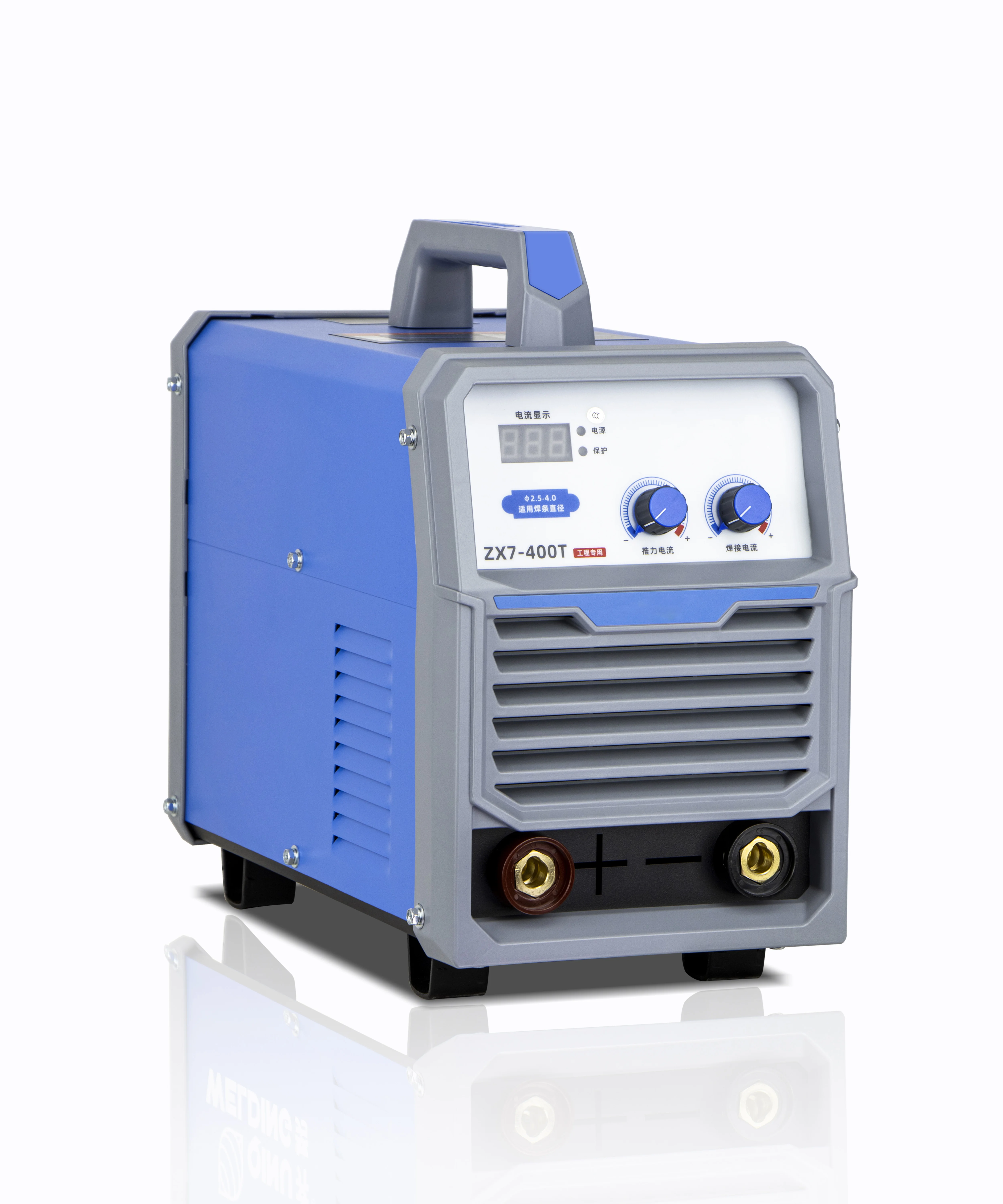 Factory Direct Blue Portable Inverter IGBT ZX7-400 Arc Welding Machine 400A MMA Welder
Factory Direct Blue Portable Inverter IGBT ZX7-400 Arc Welding Machine 400A MMA Welder