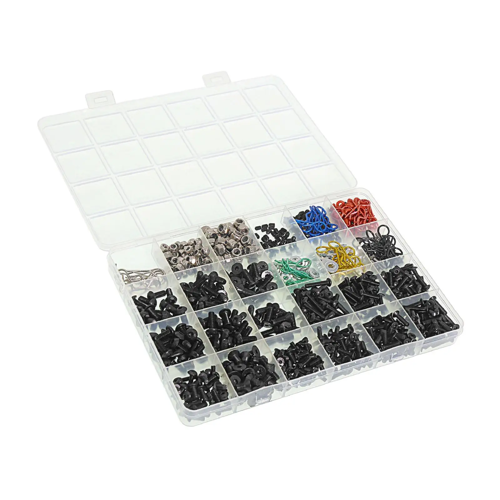 RC Screw Kit, Screws Assortment Set, Upgrade Repair Parts, Hardware Fasteners for 1:10 Car
RC Screw Kit, Screws Assortment Set, Upgrade Repair Parts, Hardware Fasteners for 1:10 Car