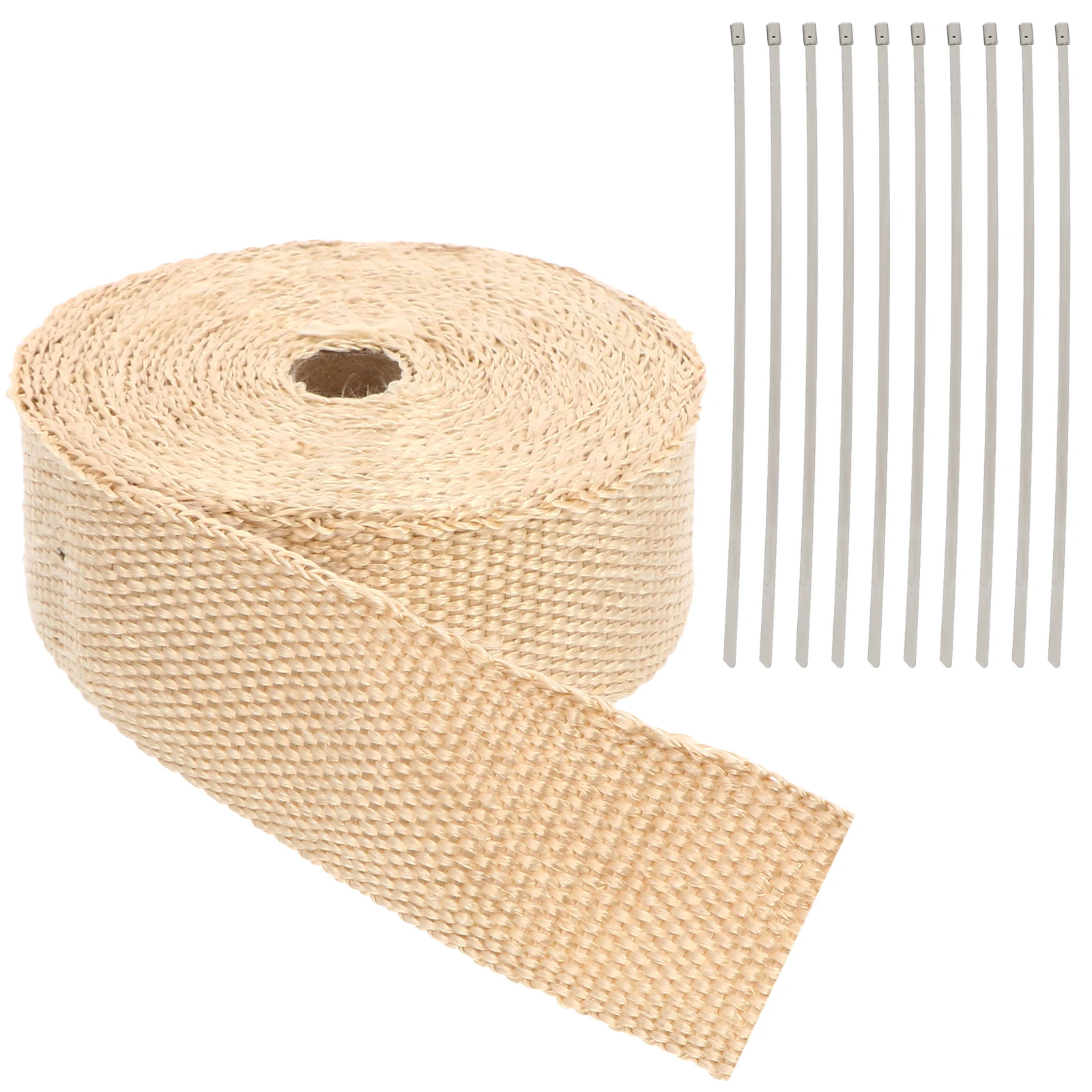10M Exhaust Pipe Heat Insulation Foam Automotive Tape Fiber Wrap Titanium Header Car Heat Resistant Engine Protection
10M Exhaust Pipe Heat Insulation Foam Automotive Tape Fiber Wrap Titanium Header Car Heat Resistant Engine Protection