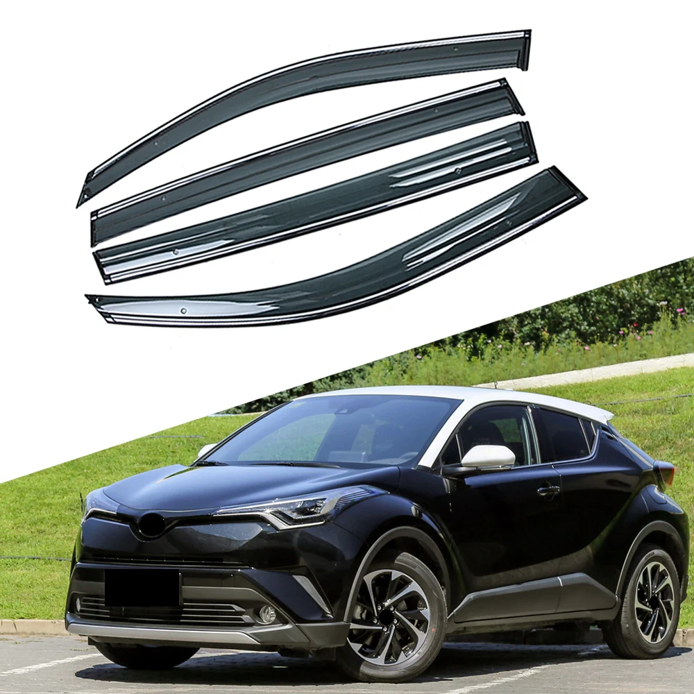 For TOYOTA C-HR 2016-2019 Car Window Sun Rain Shade Visor Shield Shelter Protector Cover Trim Frame Sticker Exterior Accessories
For TOYOTA C-HR 2016-2019 Car Window Sun Rain Shade Visor Shield Shelter Protector Cover Trim Frame Sticker Exterior Accessories
