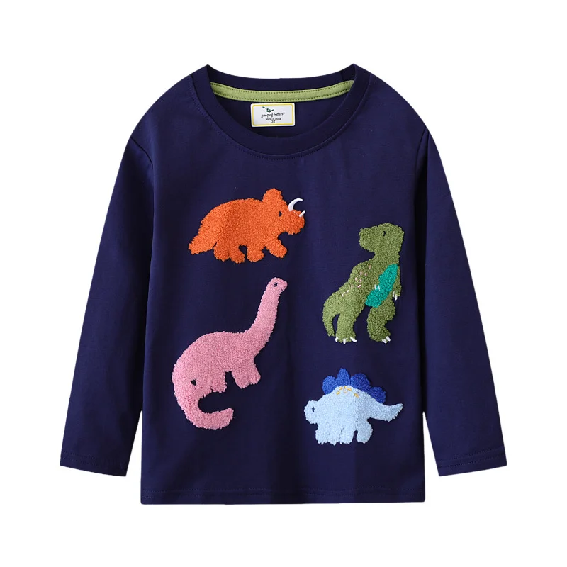 Jumping Meters 2-7T New Arrival Dinosaurs Boys Girls T shirts Hot Selling Children's Clothing Long Sleeve Autumn Spring Blouses
Jumping Meters 2-7T New Arrival Dinosaurs Boys Girls T shirts Hot Selling Children's Clothing Long Sleeve Autumn Spring Blouses