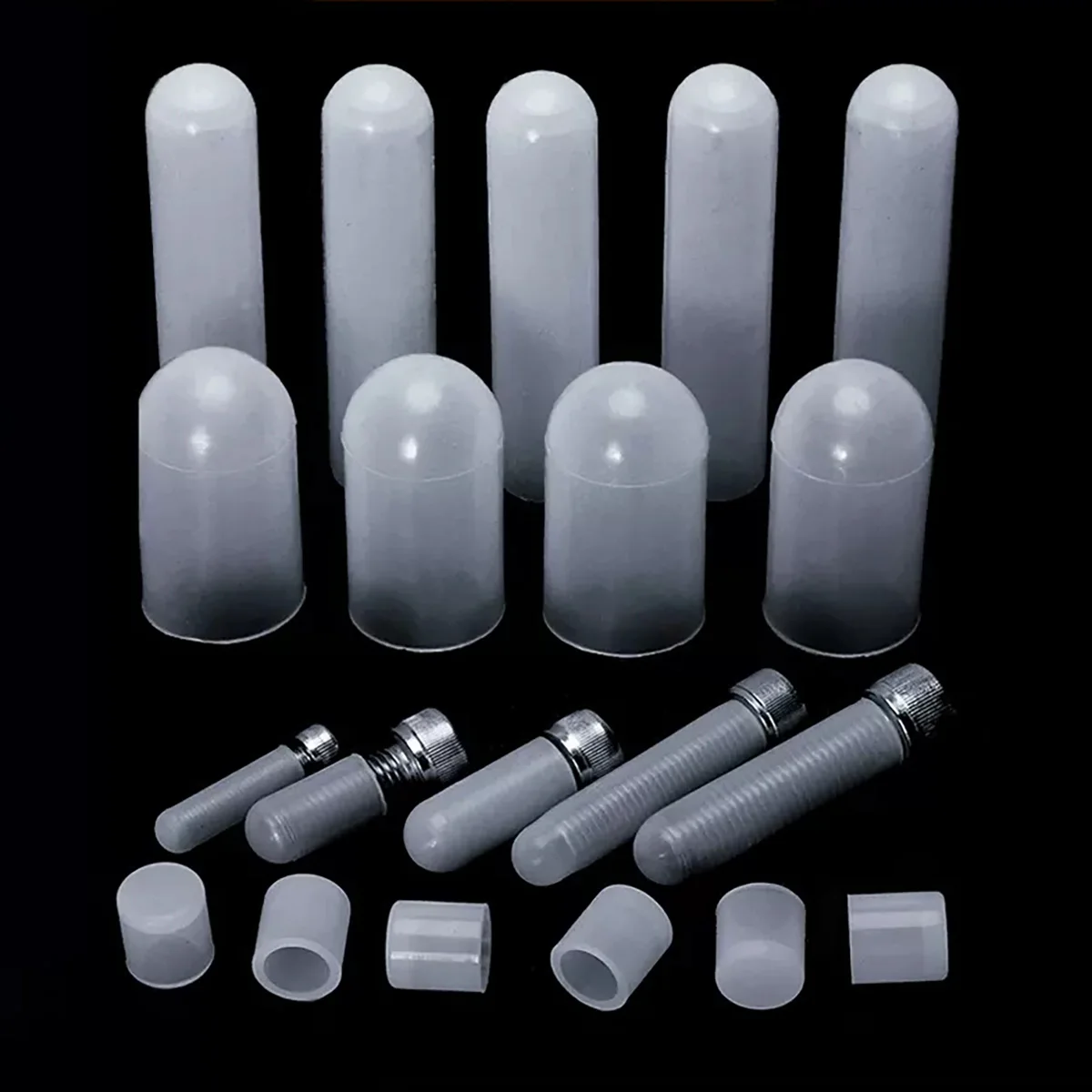 Soft Silicone Dust Plug/Thread Protection Cap/Anti-Collision Translucent Sealing Cap Of Natural Color Heat-Resistant Screw
Soft Silicone Dust Plug/Thread Protection Cap/Anti-Collision Translucent Sealing Cap Of Natural Color Heat-Resistant Screw