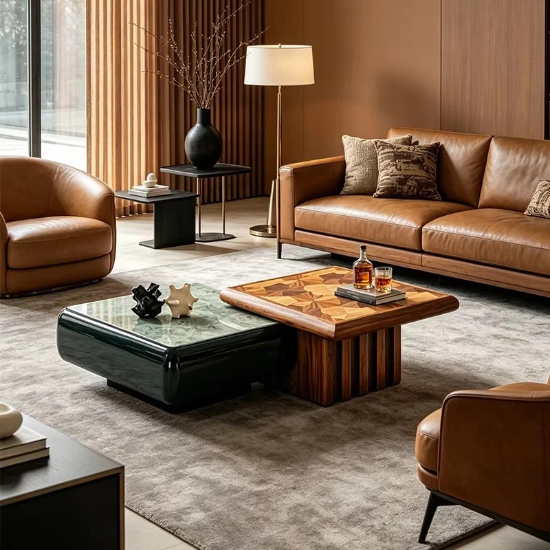 wq-Italian Minimalist Designer Coffee Table Set With Inlaid Natural Stone Top Modern Luxury Living Room Furniture for Home Use^
wq-Italian Minimalist Designer Coffee Table Set With Inlaid Natural Stone Top Modern Luxury Living Room Furniture for Home Use^