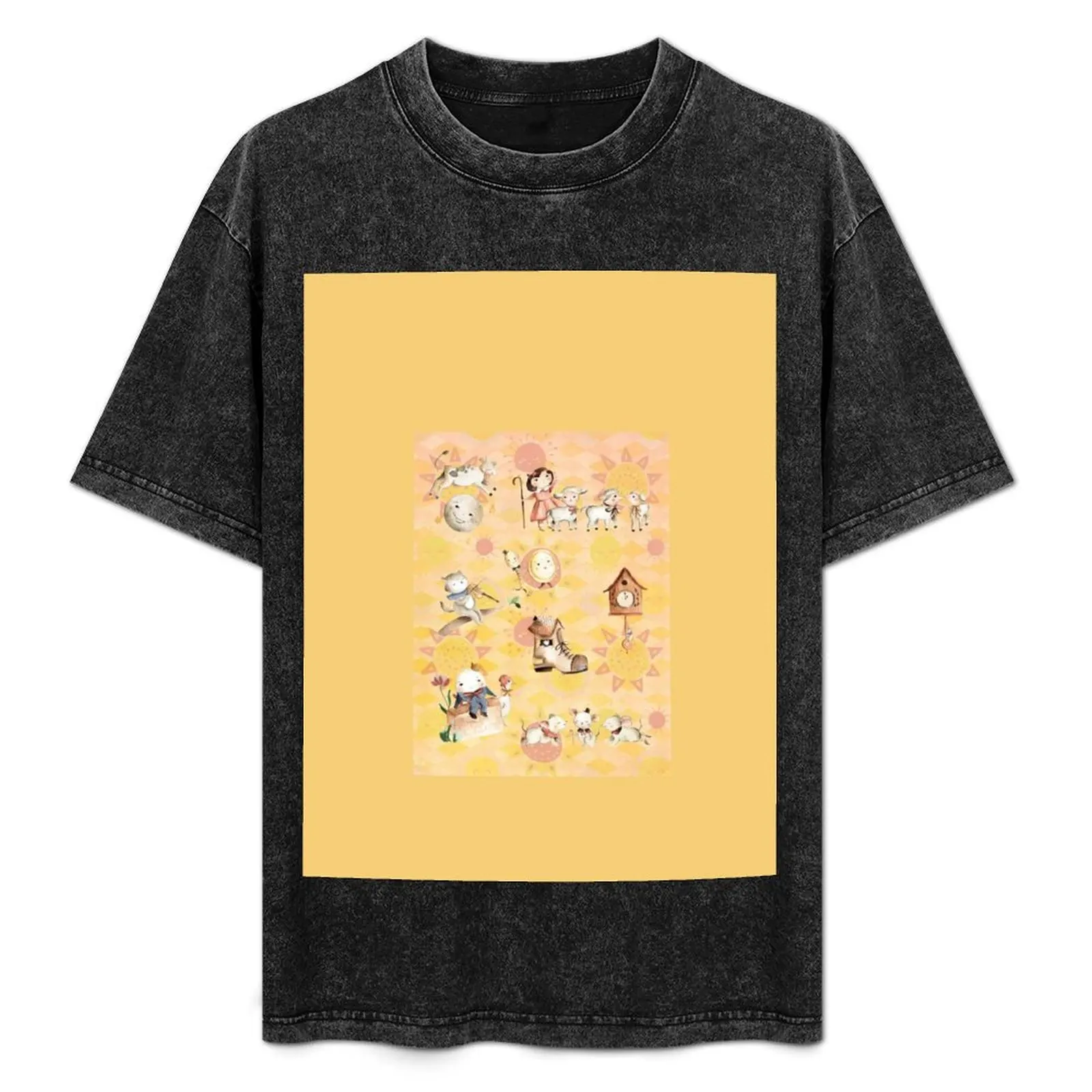Lemon Nursery Rhyme Pattern T-Shirt Fashion Print Casual Short Sleeve
Lemon Nursery Rhyme Pattern T-Shirt Fashion Print Casual Short Sleeve