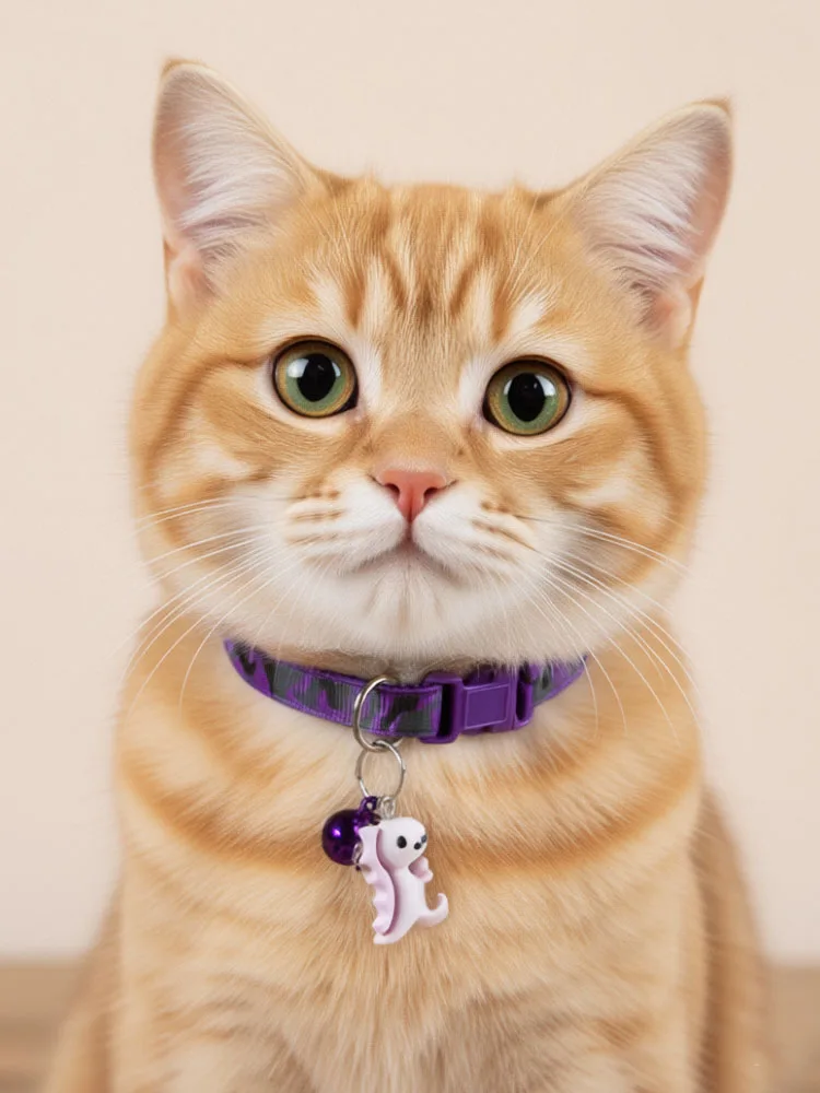 1pc Adjustable Leopard Print Camouflage Pet Collar with Jingle Bell & Cute Dinosaur Pendant - Soft Padded Comfortable Design
1pc Adjustable Leopard Print Camouflage Pet Collar with Jingle Bell & Cute Dinosaur Pendant - Soft Padded Comfortable Design