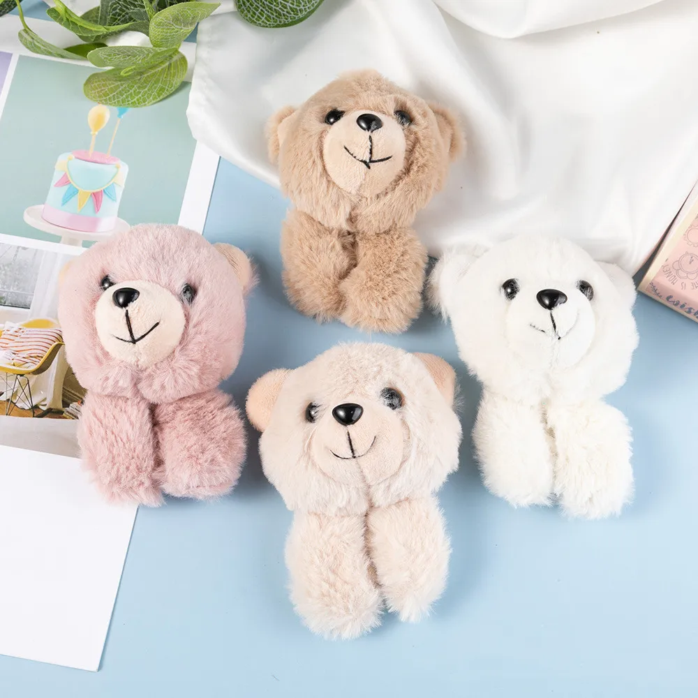 Kawaii Bear Plush Toy Headband Bib Soft Teddy Bear Head DIY Pendant Doll Keychain Bag Accessories Children's Christmas Gifts
Kawaii Bear Plush Toy Headband Bib Soft Teddy Bear Head DIY Pendant Doll Keychain Bag Accessories Children's Christmas Gifts
