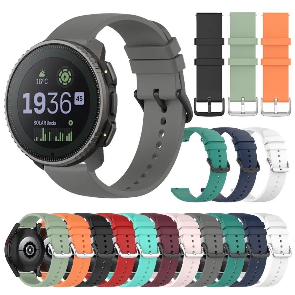 Silicone Watch Strap For Suunto Vertical Sports Silicone Wristband For Suunto9 Peak Pro/Suunto5 Peak 3 Fitness Bands 20mm 22mm
Silicone Watch Strap For Suunto Vertical Sports Silicone Wristband For Suunto9 Peak Pro/Suunto5 Peak 3 Fitness Bands 20mm 22mm