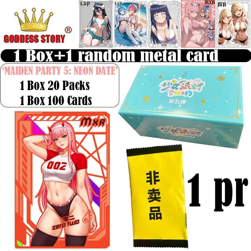 MAIDEN PARTY 5: NEON DATE Goddess Story Collection Cards Waifu Booster BoxAnime Girl Party Купальник Party Doujin Toys Хобби Подарок
MAIDEN PARTY 5: NEON DATE Goddess Story Collection Cards Waifu Booster BoxAnime Girl Party Купальник Party Doujin Toys Хобби Подарок