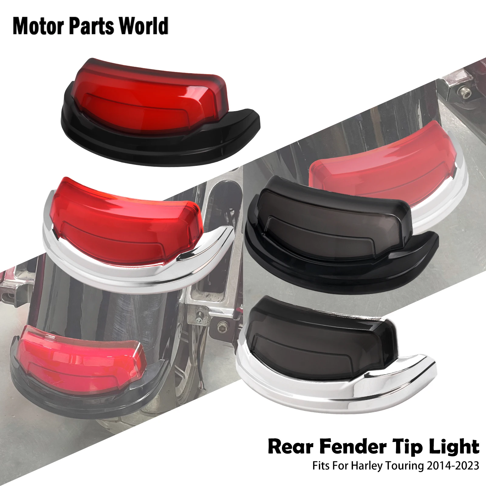 Rear Fender Tip Tail Light Motorcycle LED Brake Taillight Lamp For Harley Touring Street Electra Glide Ultra Limited 2014-23
Rear Fender Tip Tail Light Motorcycle LED Brake Taillight Lamp For Harley Touring Street Electra Glide Ultra Limited 2014-23