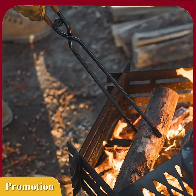 Hot!Outdoor Fireplace Tong With Faux Leather Handle Cover Carbon Steel Rustproof Heat Resistant Camping Campfire Tongs
Hot!Outdoor Fireplace Tong With Faux Leather Handle Cover Carbon Steel Rustproof Heat Resistant Camping Campfire Tongs