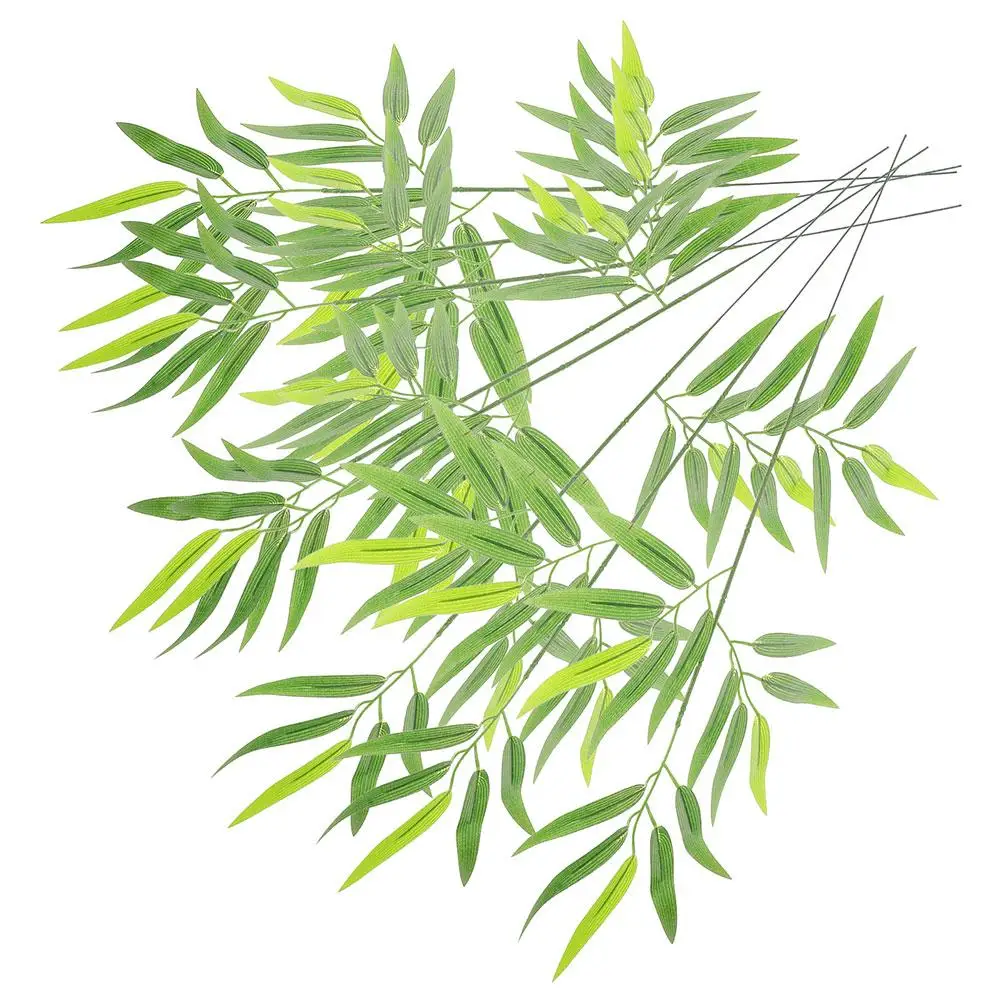 20 Pcs Bamboo Leaf Decoration Realistic Artificial Green Leaves Home Faux Plants Lifelike Leaf Kitchen
20 Pcs Bamboo Leaf Decoration Realistic Artificial Green Leaves Home Faux Plants Lifelike Leaf Kitchen