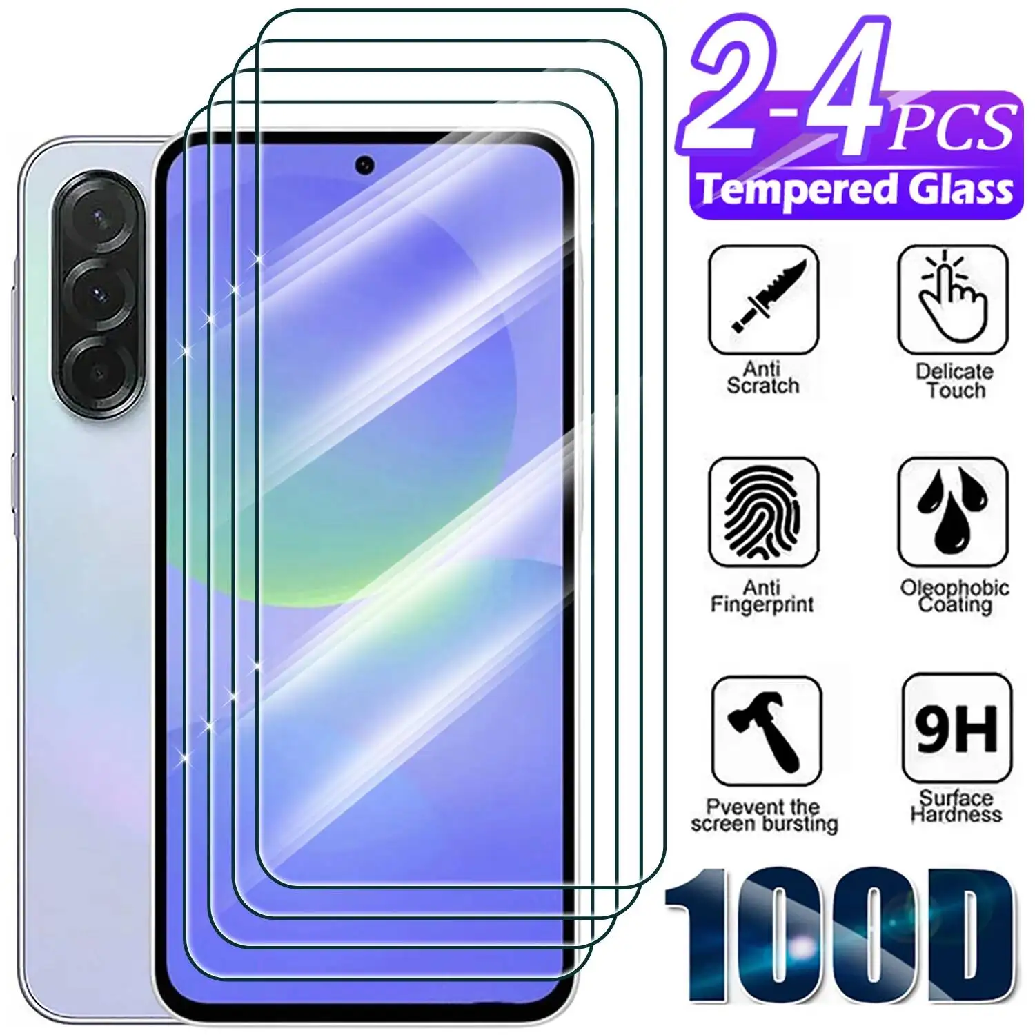 2/4Pcs Screen Protector For Samsung Galaxy A56 A36 A26 A16 A06 A55 A35 A25 A15 A54 A34 A24 A14 A33 A53 A23 A03 Tempered Glass
2/4Pcs Screen Protector For Samsung Galaxy A56 A36 A26 A16 A06 A55 A35 A25 A15 A54 A34 A24 A14 A33 A53 A23 A03 Tempered Glass