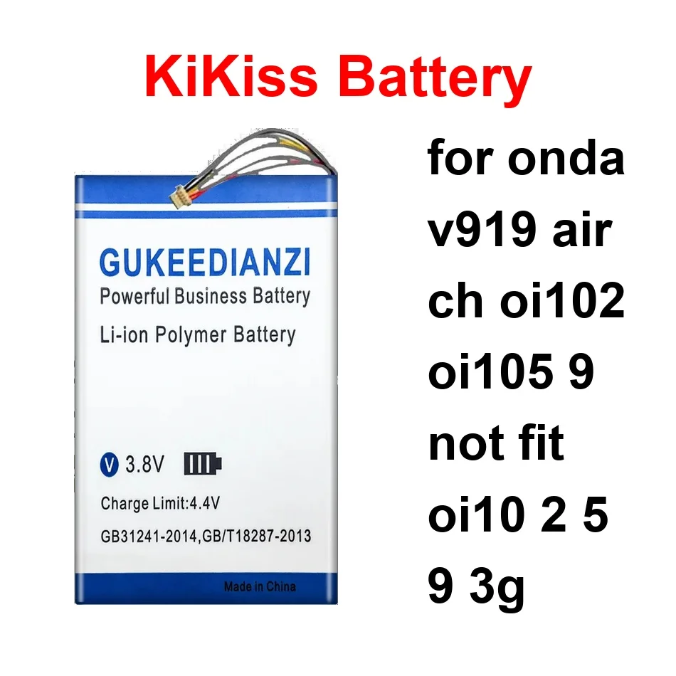 Laptop Battery High-Capacity 12300-12500Mah For Onda V919 Air CH OI102 OI105 9 Not Fit OI10 2 5 3G
Laptop Battery High-Capacity 12300-12500Mah For Onda V919 Air CH OI102 OI105 9 Not Fit OI10 2 5 3G