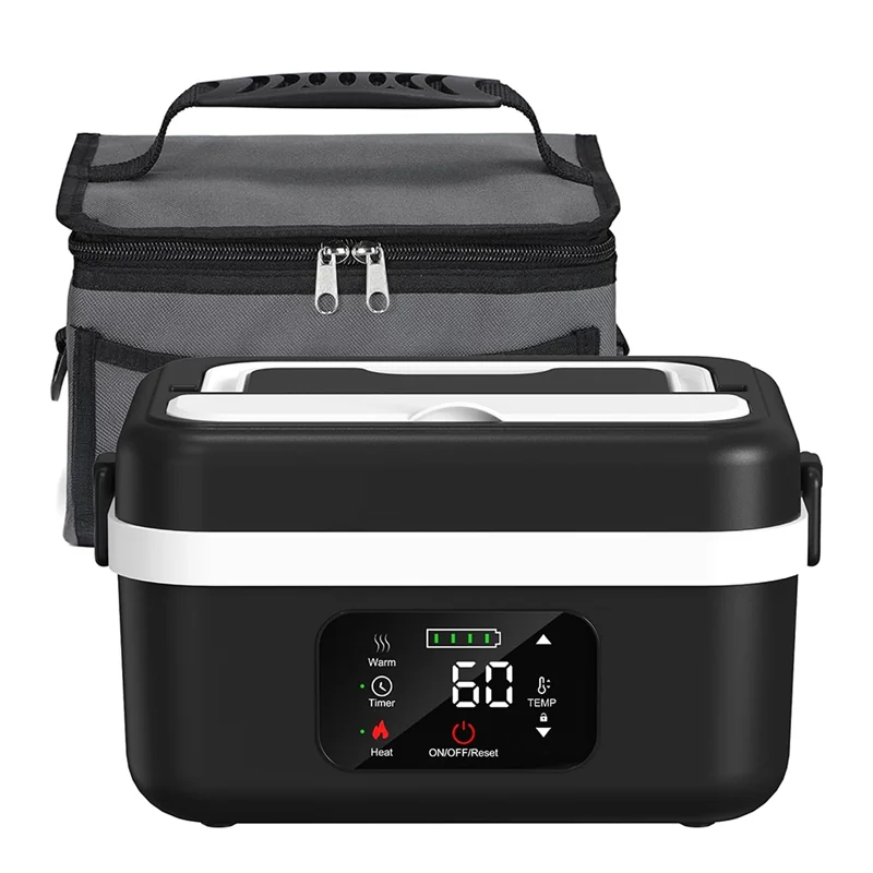 A65Z Battery-Powered Electric Heated Lunch Box Cordless Rechargeable 8000Mah Food Warmer US Plug
A65Z Battery-Powered Electric Heated Lunch Box Cordless Rechargeable 8000Mah Food Warmer US Plug
