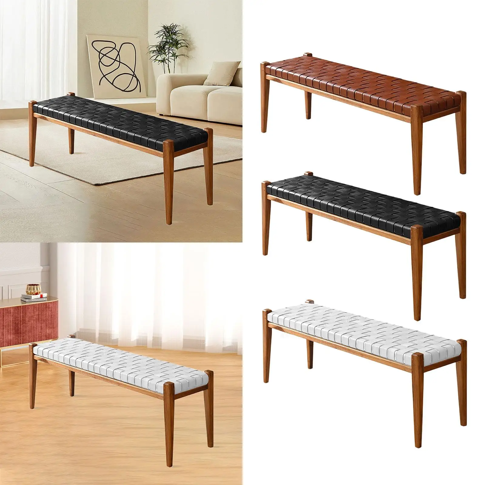 Bench Entryway Bench Furniture Decorative Rectangle Wood Bench Bedroom Bench for Dining Room Salon Studio Hallway Home
Bench Entryway Bench Furniture Decorative Rectangle Wood Bench Bedroom Bench for Dining Room Salon Studio Hallway Home