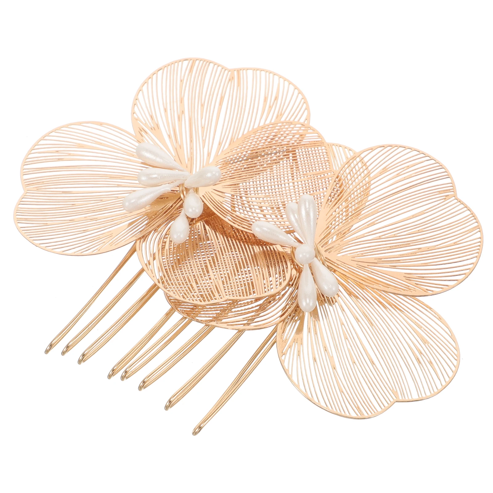 Golden Flower Hair Comb Bridal Accessories Women Barrette Pin Bridesmaid Wedding Decorative Side Comb Vintage Hairstyle Metal
Golden Flower Hair Comb Bridal Accessories Women Barrette Pin Bridesmaid Wedding Decorative Side Comb Vintage Hairstyle Metal