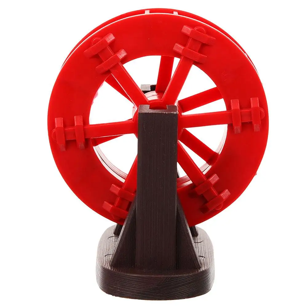 Plastic Waterwheel Stand Set for Rockery Flow Project Mini Ornament Red Small Water Feature Garden Decoration
Plastic Waterwheel Stand Set for Rockery Flow Project Mini Ornament Red Small Water Feature Garden Decoration