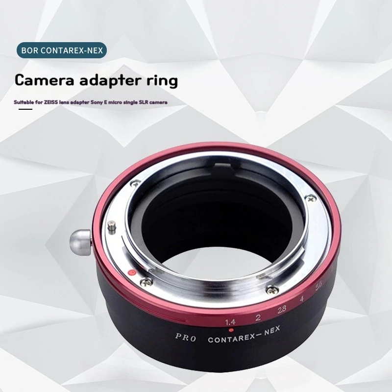 Кольцо адаптера BOR подходит для адаптера объектива Zeiss и беззеркальной камеры Sony E
Кольцо адаптера BOR подходит для адаптера объектива Zeiss и беззеркальной камеры Sony E