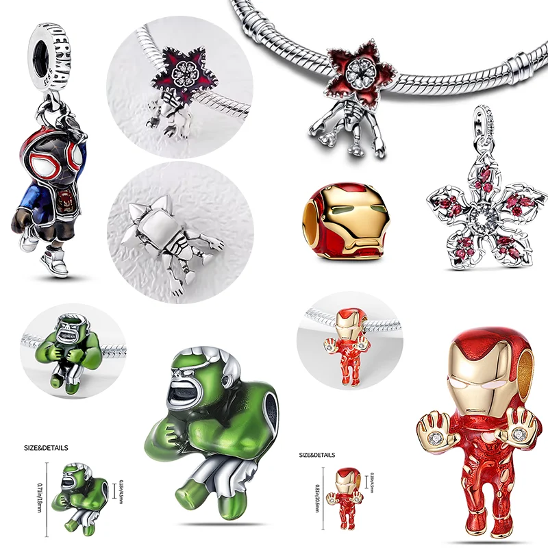 new in Monster Activity Flowers charm beads 925 sterling silver Spider Man charm Marvel bracelet DIY women's jewelry gift
new in Monster Activity Flowers charm beads 925 sterling silver Spider Man charm Marvel bracelet DIY women's jewelry gift