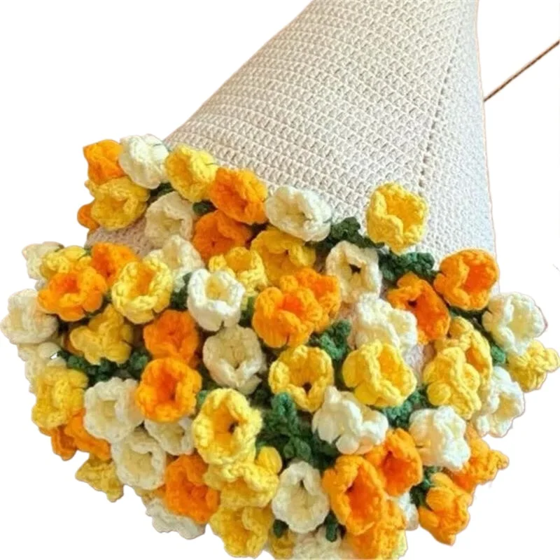 Rose bouquet blanket finished hand-woven DIY blanket knitted creative handmade gift
Rose bouquet blanket finished hand-woven DIY blanket knitted creative handmade gift