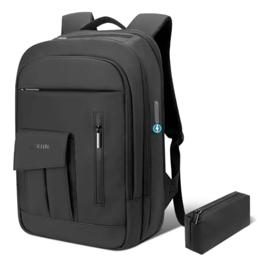 Backpack for Men Business Travel Laptop Backpack with USB Charger Lightweight Anti-Theft Water-Resistant Fits 15.6 Inch Laptop
Backpack for Men Business Travel Laptop Backpack with USB Charger Lightweight Anti-Theft Water-Resistant Fits 15.6 Inch Laptop