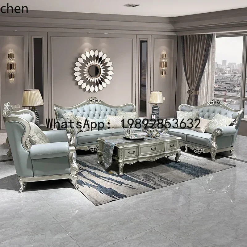 light luxury leather sofa solid wood first layer cowhide villa living room furniture combination high-end
light luxury leather sofa solid wood first layer cowhide villa living room furniture combination high-end