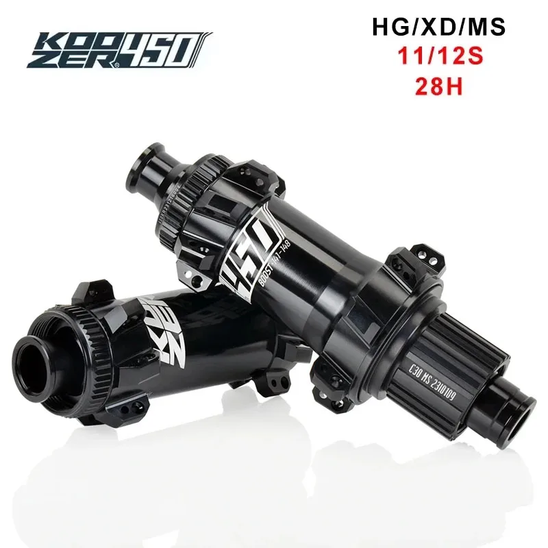 Koozer 450 120HD 28 Holes Boost Center Lock Straight Pull HG XD MS CR-MO Steel Axle 5x141mm 15x110 12x148 11 12s MTB Bicycle Hub
Koozer 450 120HD 28 Holes Boost Center Lock Straight Pull HG XD MS CR-MO Steel Axle 5x141mm 15x110 12x148 11 12s MTB Bicycle Hub