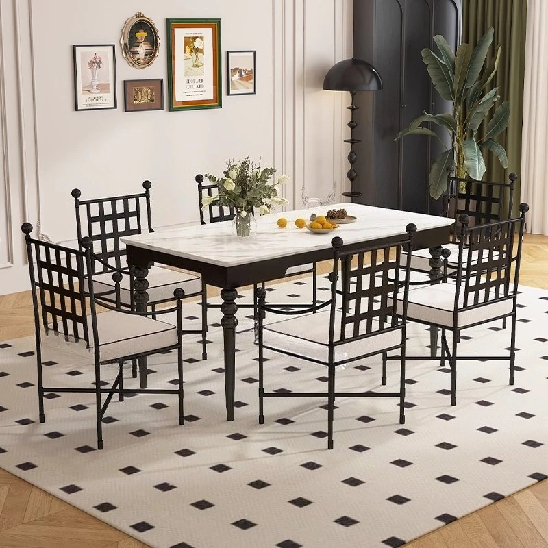 European Outdoor Dining Set Stone Top Table Patio Furniture for Villa Garden Cafe and Courtyard
European Outdoor Dining Set Stone Top Table Patio Furniture for Villa Garden Cafe and Courtyard