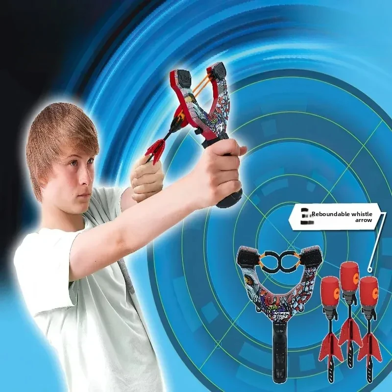 Cool Tech Style Slingshot Toy Safe Fun Outdoor Indoor Activity Improve Concentration Target Shooting Rebound Whistle Foam Arrows
Cool Tech Style Slingshot Toy Safe Fun Outdoor Indoor Activity Improve Concentration Target Shooting Rebound Whistle Foam Arrows