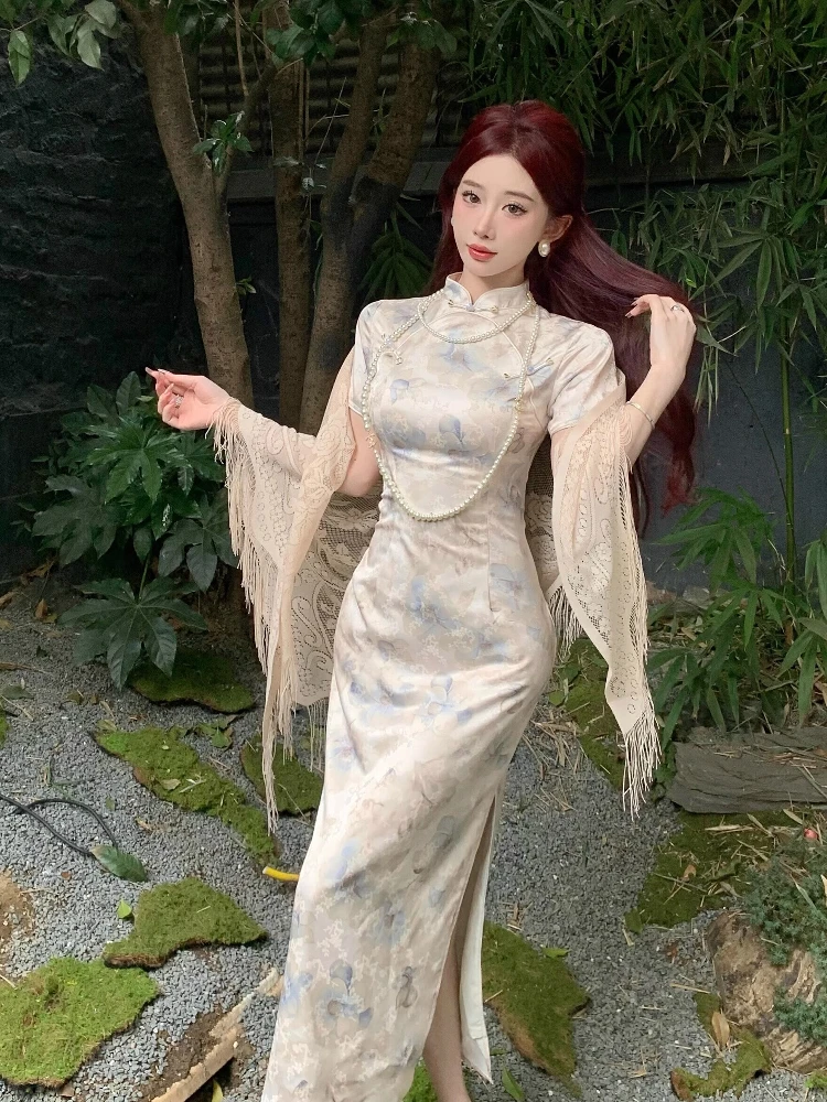 New Chinese Sle Refreed Cool Sensation Women's Summer New Daily Gentle Temperament Embroidered Long Dr
New Chinese Sle Refreed Cool Sensation Women's Summer New Daily Gentle Temperament Embroidered Long Dr