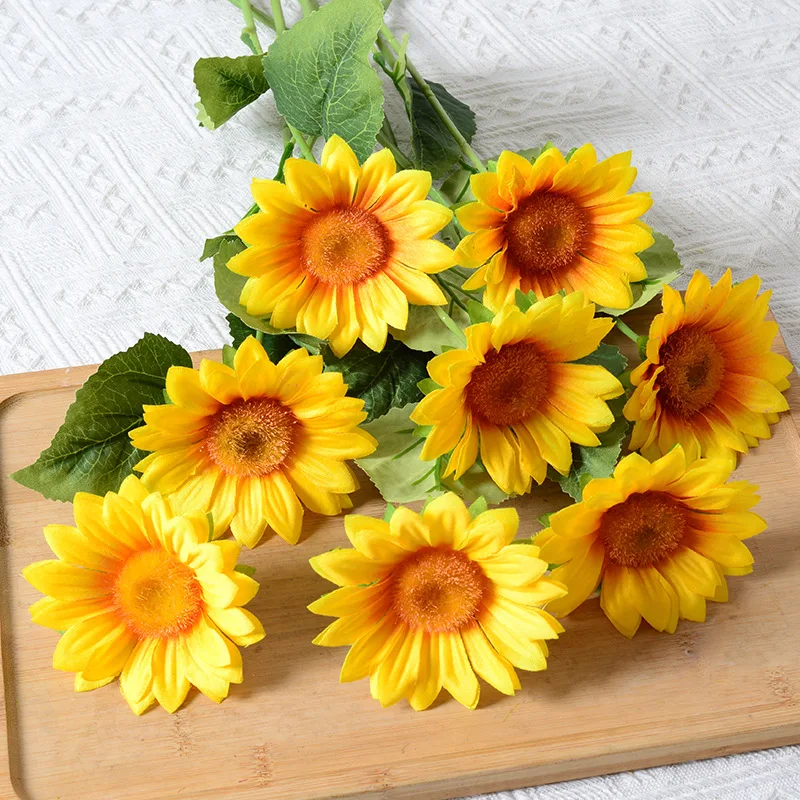 2PCS Artificial Flower Sunflower Rose Hotel Hotel Wedding Home Decoration Artificial Fake Flower Decoration Dried Flowers
2PCS Artificial Flower Sunflower Rose Hotel Hotel Wedding Home Decoration Artificial Fake Flower Decoration Dried Flowers
