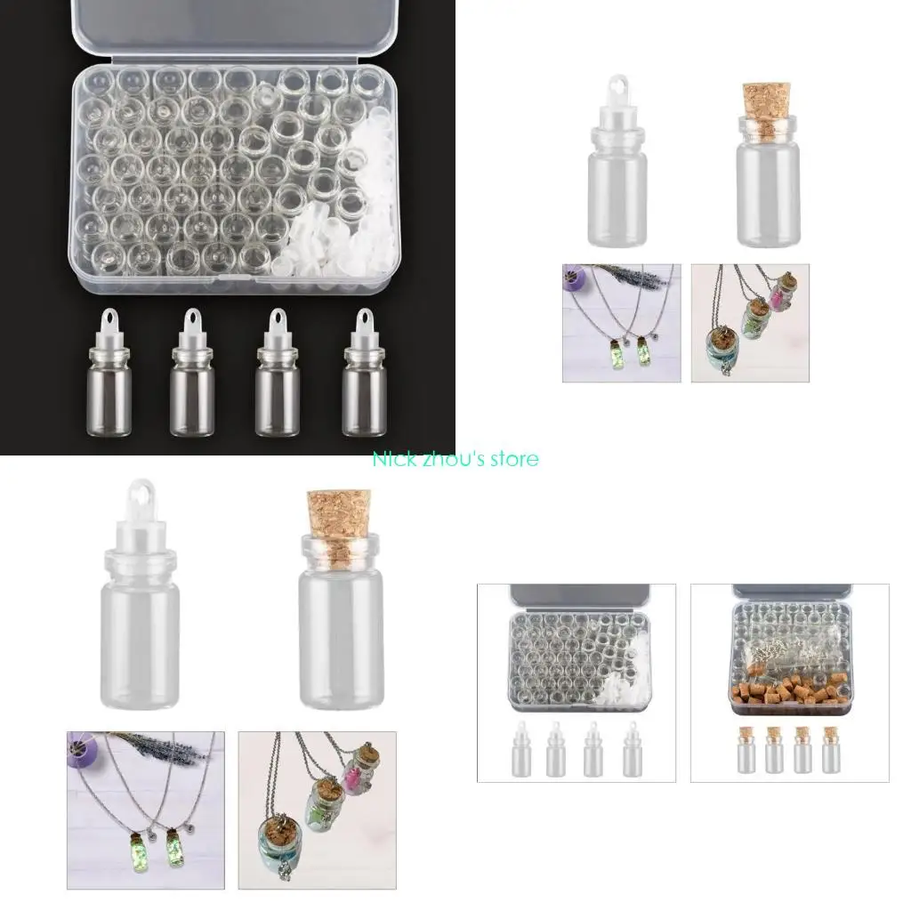 E15E Stylish Pendant for Keychain Jewelry Practical Glass Bottles with Cork Stoppers Delicate Accessory Pendant for Crafts
E15E Stylish Pendant for Keychain Jewelry Practical Glass Bottles with Cork Stoppers Delicate Accessory Pendant for Crafts