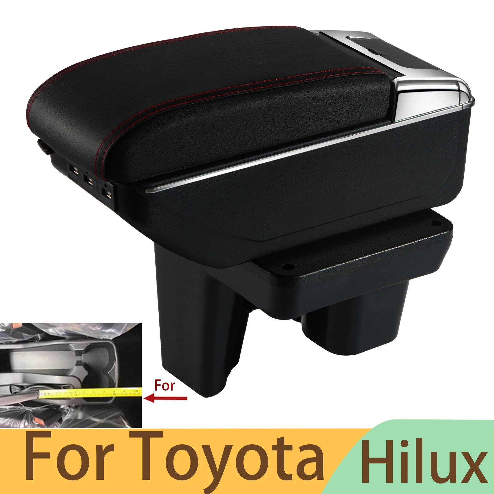 For Toyota Hilux Armrest box For Toyota Hilux Car Armrest Interior Dedicated Retrofit Center Storage box Car Accessories USB
For Toyota Hilux Armrest box For Toyota Hilux Car Armrest Interior Dedicated Retrofit Center Storage box Car Accessories USB