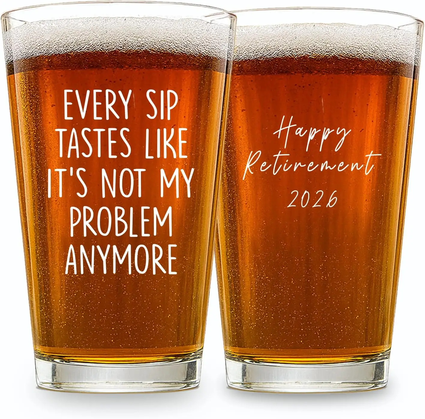 Funny Retirement Gifts for Men 2026, 16oz Beer Glass, Coworker Leaving, Farewell Gift for Dad Grandpa
Funny Retirement Gifts for Men 2026, 16oz Beer Glass, Coworker Leaving, Farewell Gift for Dad Grandpa