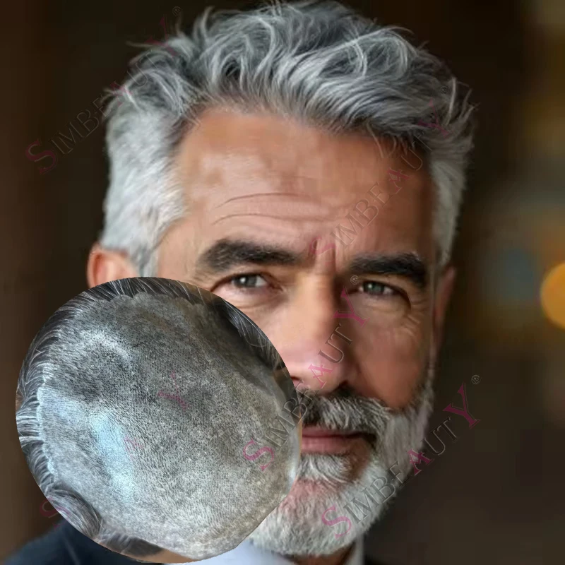 Супертонкие HD Pu Microskin Натуральная линия роста волос Мужской серый 1b40 1B50 1b80 Светлые человеческие волосы Необнаружимые Прочные мужские парики Протезы
Супертонкие HD Pu Microskin Натуральная линия роста волос Мужской серый 1b40 1B50 1b80 Светлые человеческие волосы Необнаружимые Прочные мужские парики Протезы