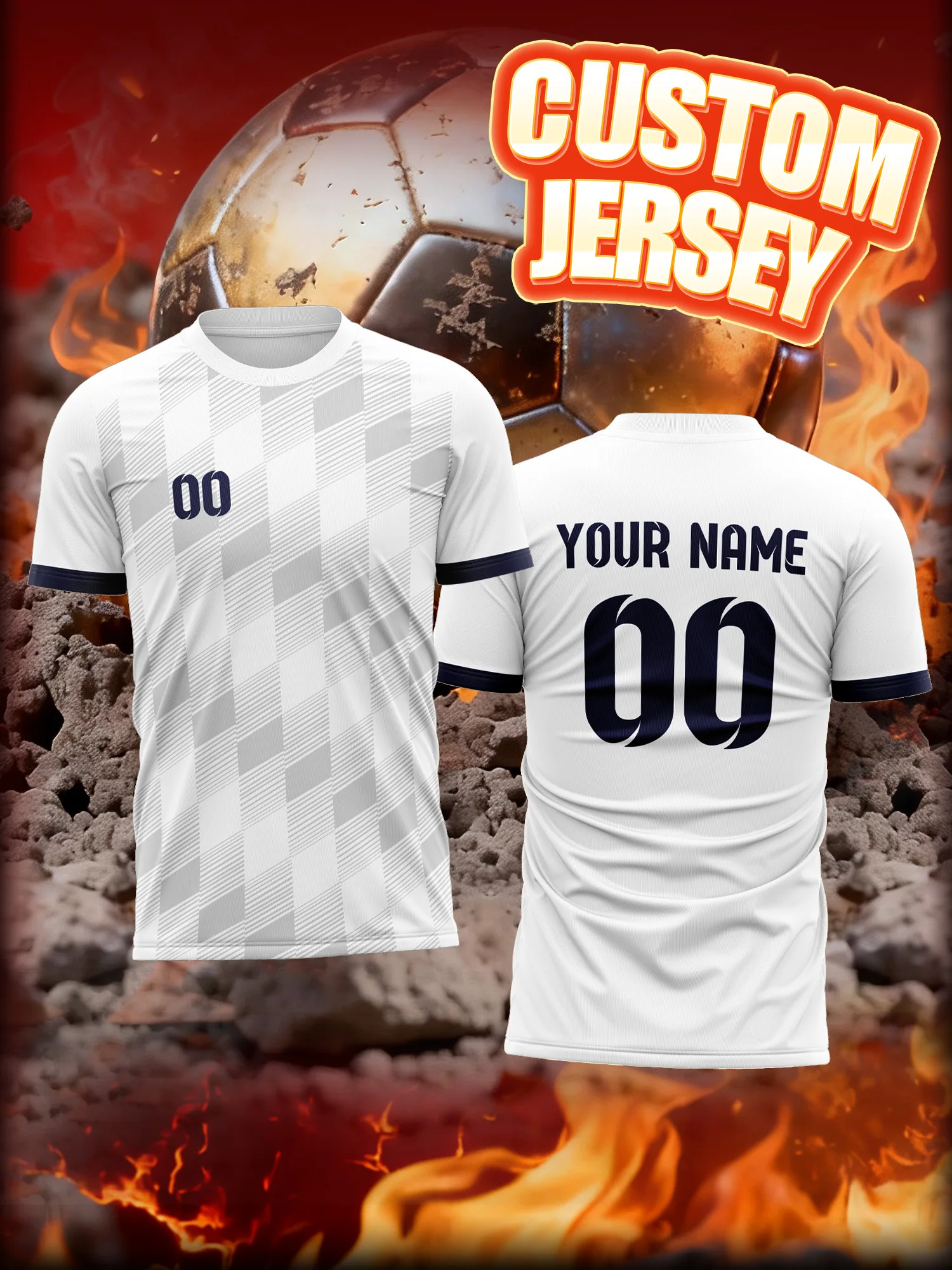 New 2026 Sports V-neck Jersey - Customizable with Name and Number, Quick-drying, Breathable, Comfortable, Casual, Gym, Running
New 2026 Sports V-neck Jersey - Customizable with Name and Number, Quick-drying, Breathable, Comfortable, Casual, Gym, Running