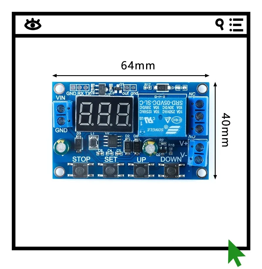 Battery charging and discharging module voltmeter with communication function for timed charging and discharging
Battery charging and discharging module voltmeter with communication function for timed charging and discharging