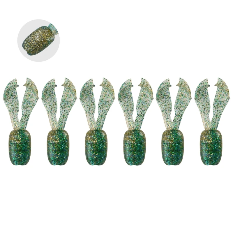 6pcs Salt Enhances Artificial Soft Baits with Camouflages Color Natural Movements for Freshwaters Fishing 
6pcs Salt Enhances Artificial Soft Baits with Camouflages Color Natural Movements for Freshwaters Fishing