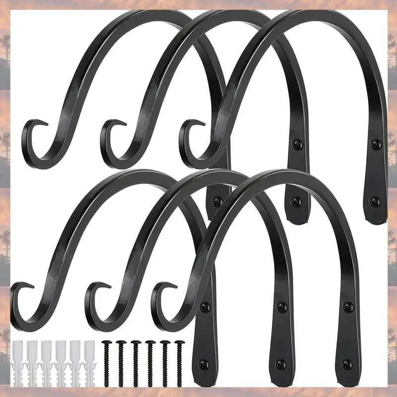 2025 Trend Black Curved Plant Hanging Hooks For Bird Feeders, Flower Baskets, Indoor & Outdoor Use
2025 Trend Black Curved Plant Hanging Hooks For Bird Feeders, Flower Baskets, Indoor & Outdoor Use