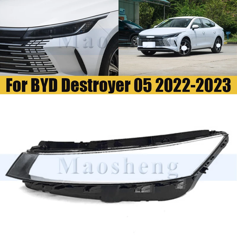 Front Bumper Headlight Cover For BYD Destroyer 05 2022-2023 Cover Shell Shade Head Lamp Glass Head Light Lens Caps
Front Bumper Headlight Cover For BYD Destroyer 05 2022-2023 Cover Shell Shade Head Lamp Glass Head Light Lens Caps